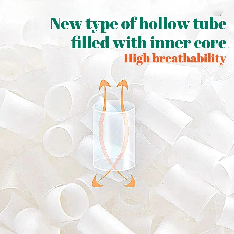 Elderly Anti Side Deviation Fixed Pillow Antimicrobial Cotton Adjustable Soft Inner Core Patient Head Support Cervical Pillow 4