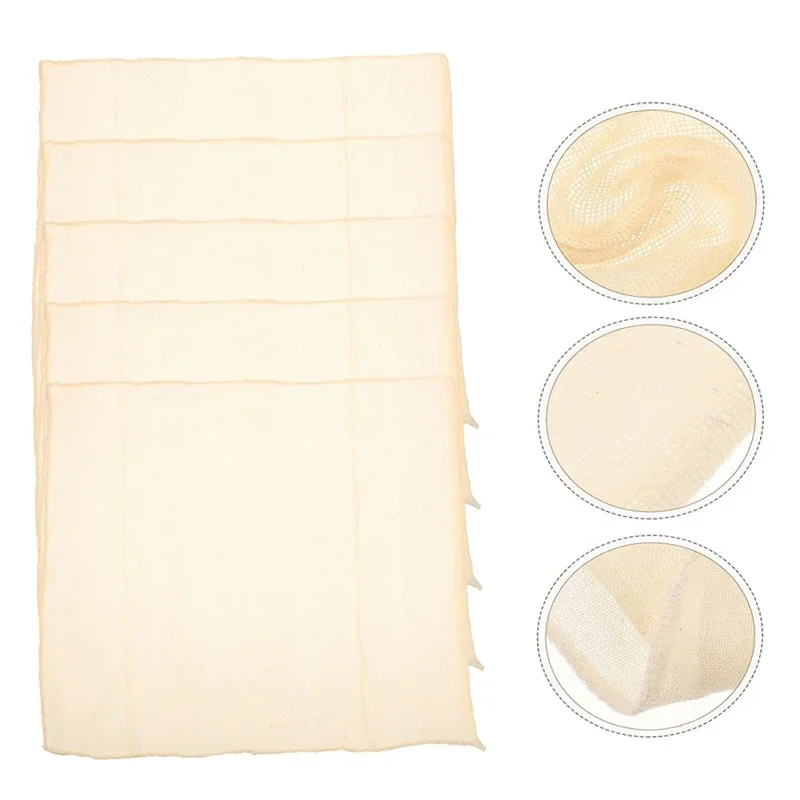 1 piece Reusable large white cotton gauze cheesecloth fabric muslin for filtration, cooking, tofu, cheese making, baking