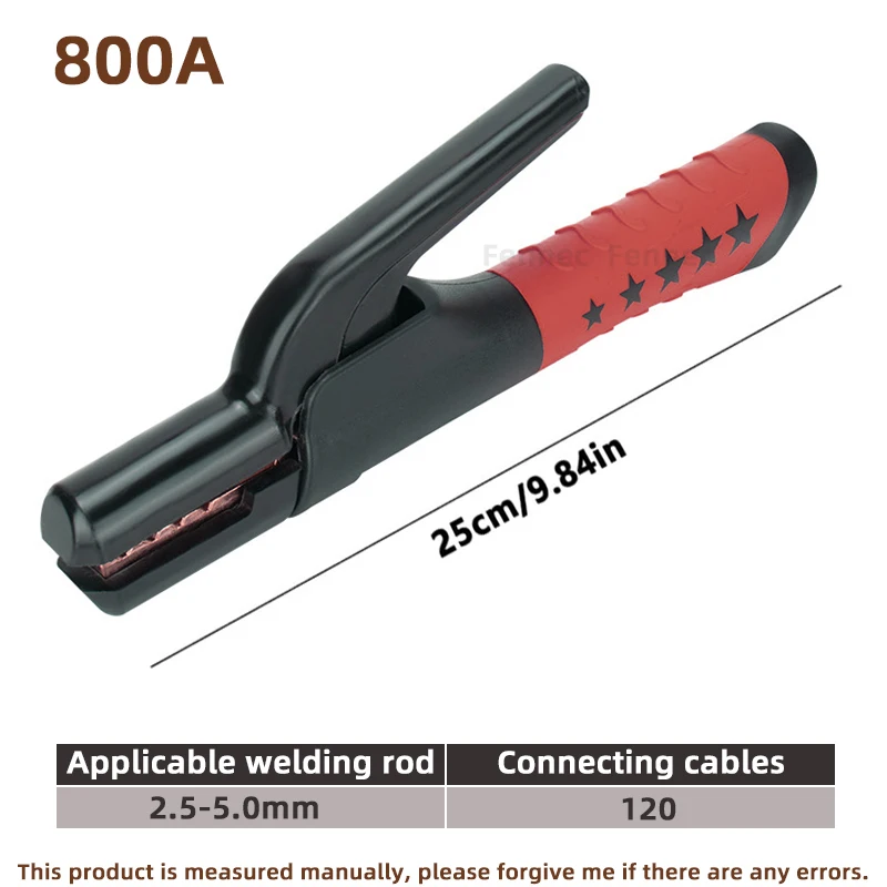 800A Electric Welding Pliers, welding electrode holder