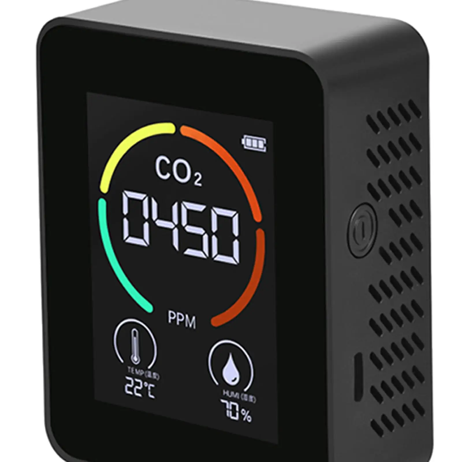 Air Quality Indoor LCD for Home Offices 2000mah Temperature and Humidity Professional Detector 400-5000ppm