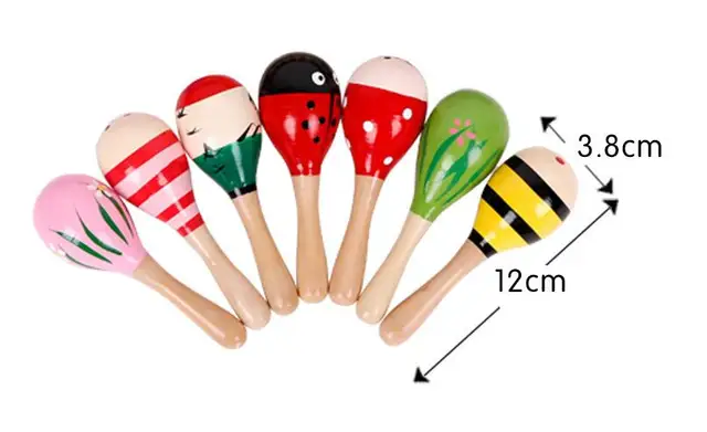 Maracas - Gioco Musicale in Legno - Sonaglio Celeste – Le Coccole