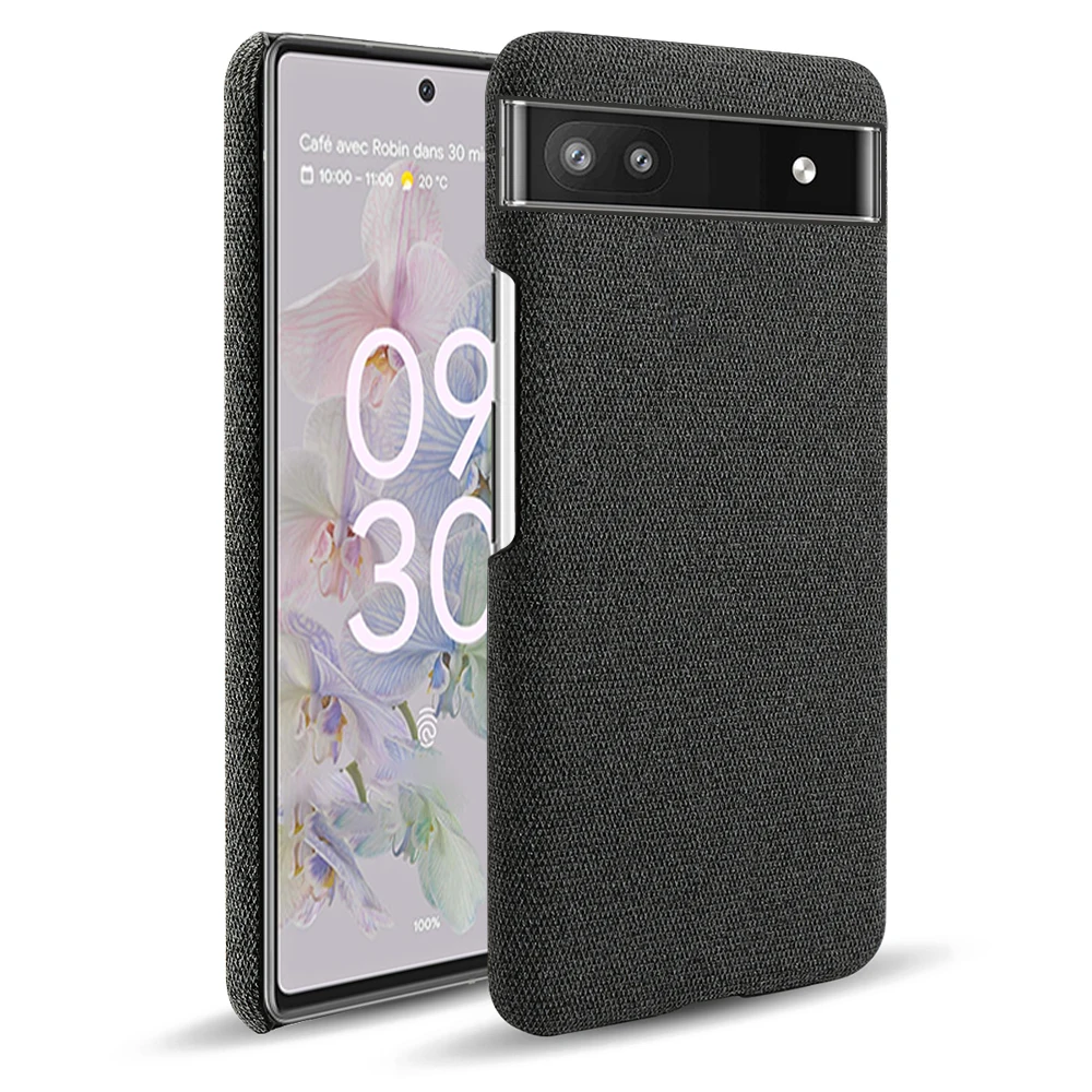 For Google Pixel 6A Case Luxury Fabric Antiskid Phone Back Cover