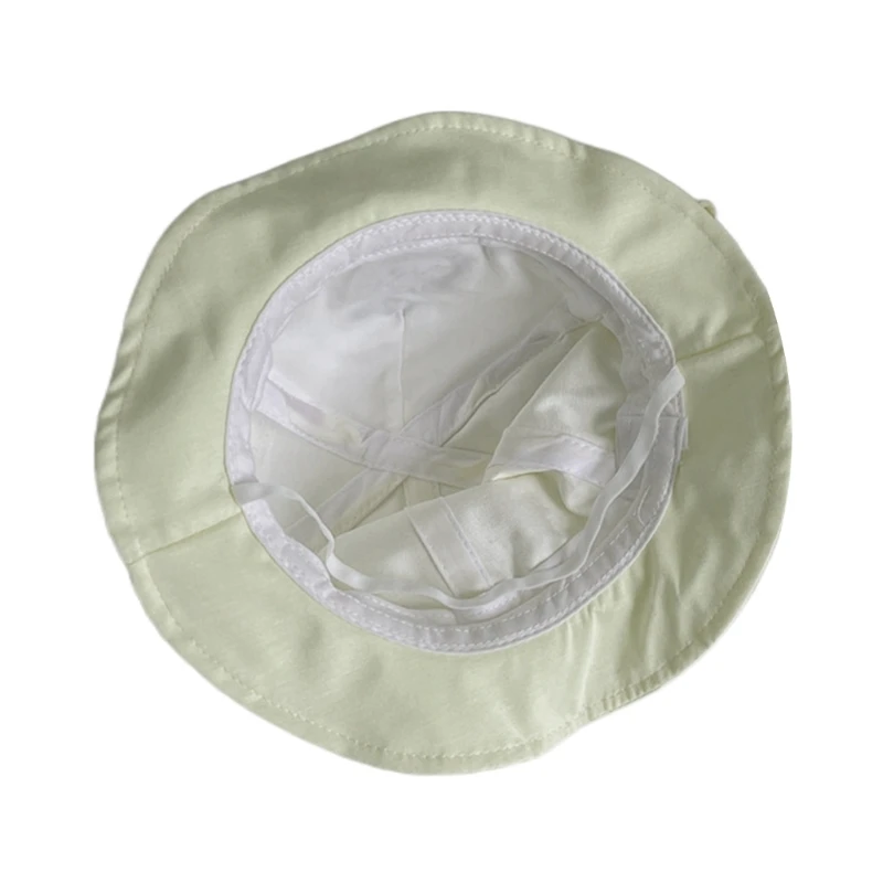 

Infants Bear Fisherman Sun Hat Outdoor Sunshades Essential Brimmed Sun Bonnet