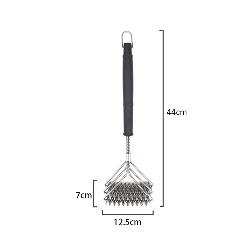 Grill Brush and Scraper Best BBQ Cleaner Perfect Tools for All Grill Types Barbecue Accessories Stainless Steel Cleaning Brush