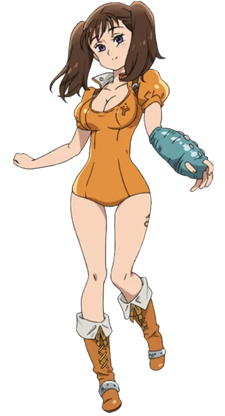 Diane 7 Deadly Sins Kawaii v6 Weatherproof Anime Sticker Car Decal 3,6,8 3 sizes for choice.