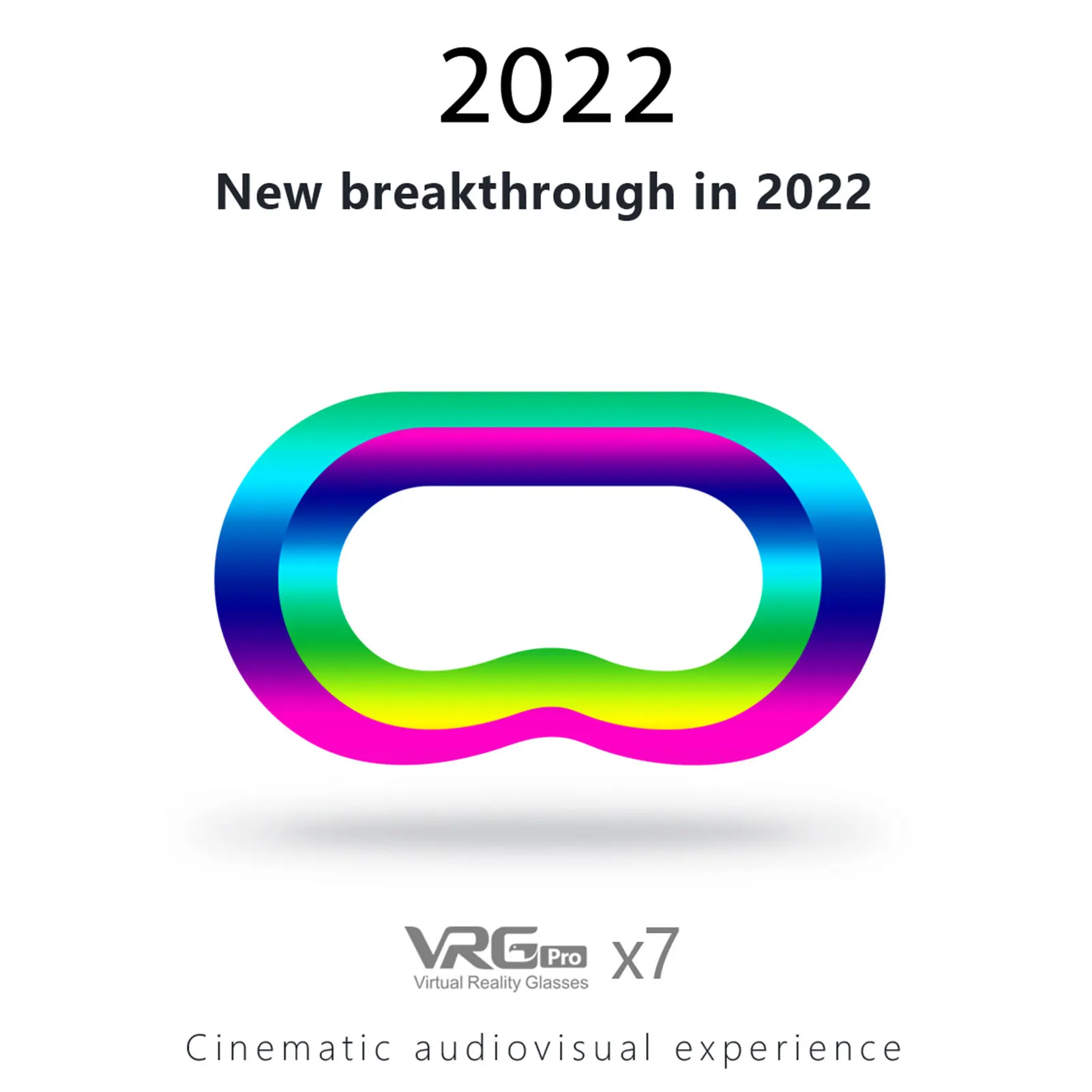 2022 Newest VR Headset Helmet Virtual Reality VR Glasses For 5-7'Smartphone Android Apple3D Glasses Box Support 0-800 Myopia