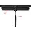 Black Rubber Scrape Silicone Shower Cleaner Stainless Steel Squeegee 10'' 12'' 14'' INCH Bathroom Kitchen Household Car Window 2