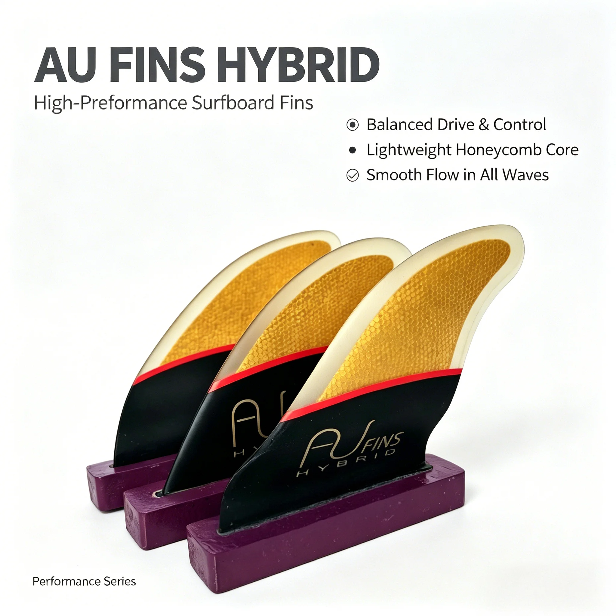 Pinne da Surf FUT/F2 in Semi-Carbonio a Nido d'Ape