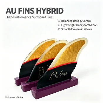 Pinne da Surf FUT/F2, Semi-Carbonio a Nido d'Ape, Pinne per Tavole da Surf, Pinne Fish, Accessori per Tavole da Surf