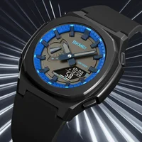 SKMEI 2091 5 Alarms Date Clock reloj hombre with Japan Digital Movement Sport Watches Waterproof Men Countdown Chrono Wriswatch 2