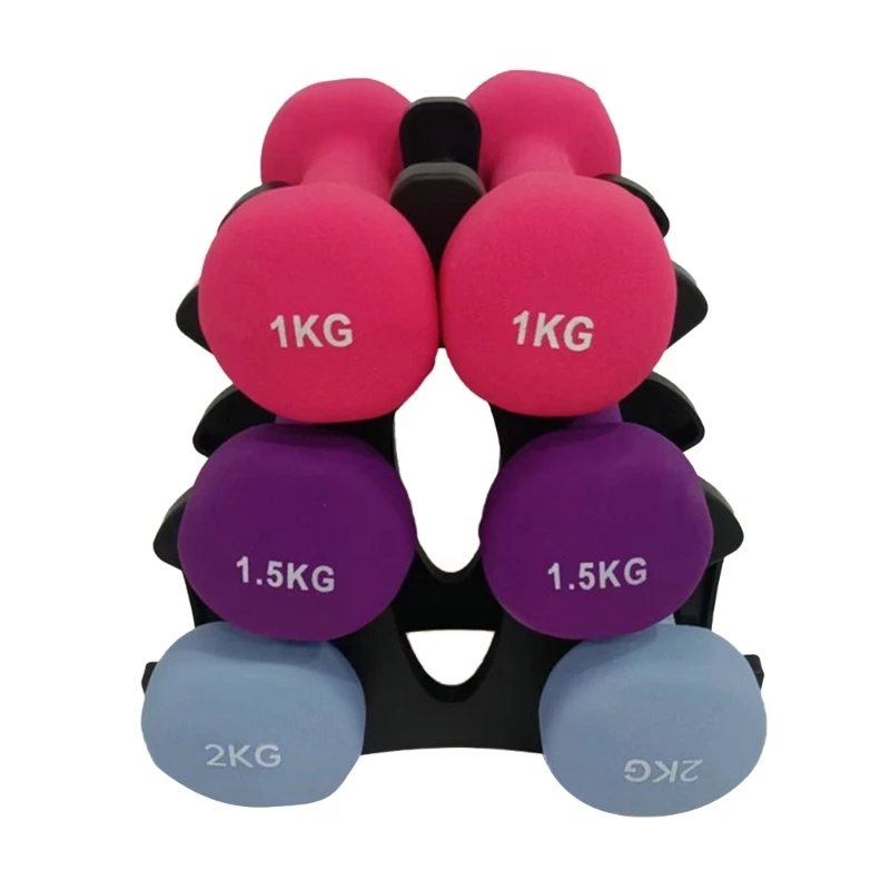 Dumbbell Rack Fitness Equipment Storage Rack Small Dumbbell Rack Stand Compact Weight Holder Homes Gym Organization