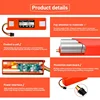 Replacement Battery BRR-2P4S-5200D for XIAOMI 1S 1ST Roborock SDJQR01RR Sweeping Mopping Robot Vacuum Cleaner 5200mAh 5