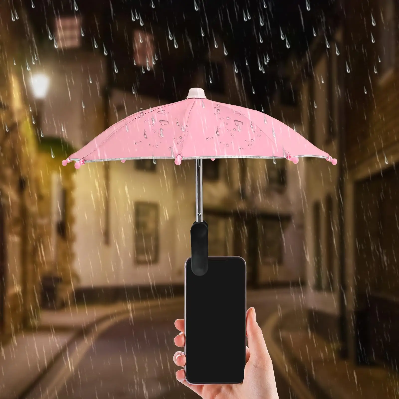 Supporto per cellulare con clip per ombrello, parasole per cellulare, clip per telefono, protezione solare anti-riflesso per esterni, proteggi il tuo telefono - Image 2