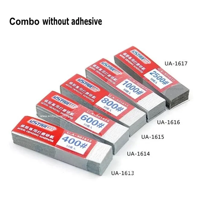 Model Tools Cut-Free Sandpaper Combo With/Without Adhesive Glue