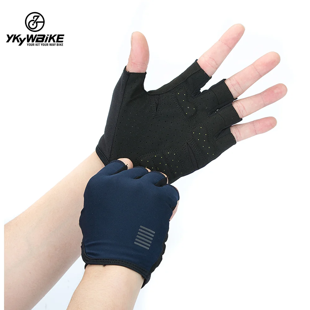 

YKYWBIKE Cycling Half Finger Gloves XRD Bicycle Mittens Racing Road Bike Glove MTB Men Women Sports Bike Equipment