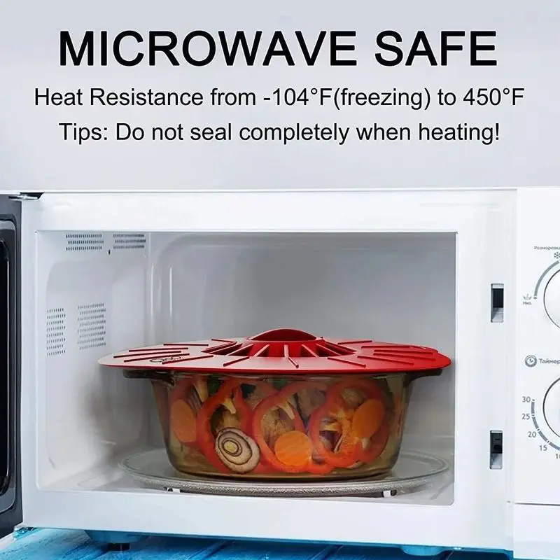 Silicone Suction Lids Cover Set Reusable Food Covers For Bowls Pan Pots Microwave Dishwasher Fridge Freezer Safe 5 Pieces silicone covers bowl cover silicone pot lid