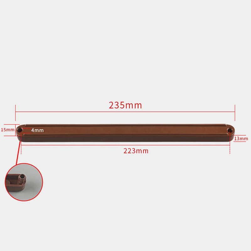 Plastic Slide Rail Guide Bedside Cabinet Wardrobe Pulley Side Mounted Wheel Slide Rail For Drawer Door drawer slides