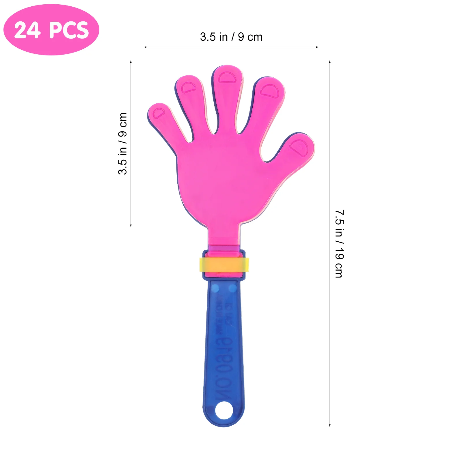 24pcs Hand Clappers Noise Makers Birthday Party Clappers Concert Sporting Events Noisemakers (Random Color) images - 6