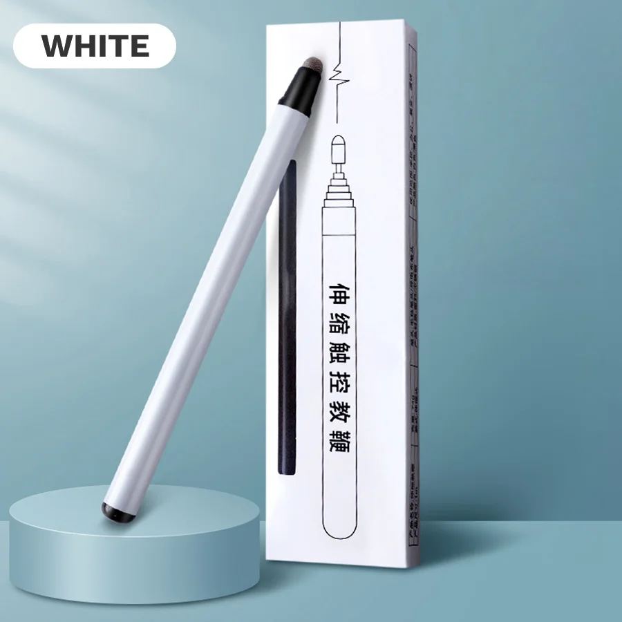 Teleskopik Öğretmenler İşaretçisi Paslanmaz Çelik Uzatılabilir Teleskopik Geri Çekilebilir Öğretim İşaretçi Çubuk Beyaz Tahta Sınıf Tablet