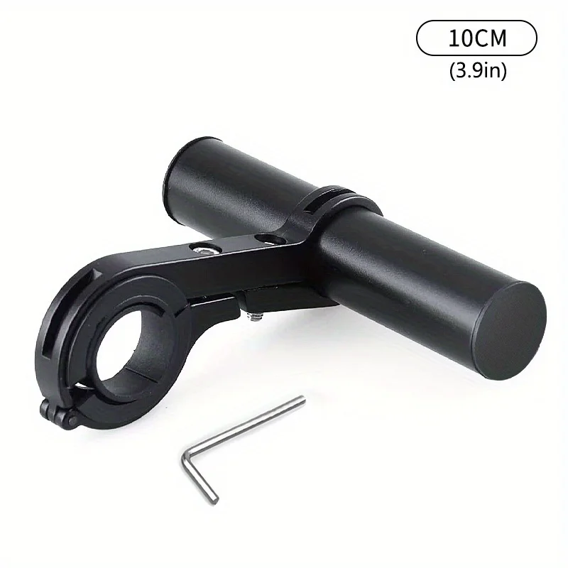 10/20CM 튜브 자전거 핸들바 연장 마운트 산악 MTB 자전거 사이클링 헤드라이트 브래킷 램프 손전등 홀더 액세서리