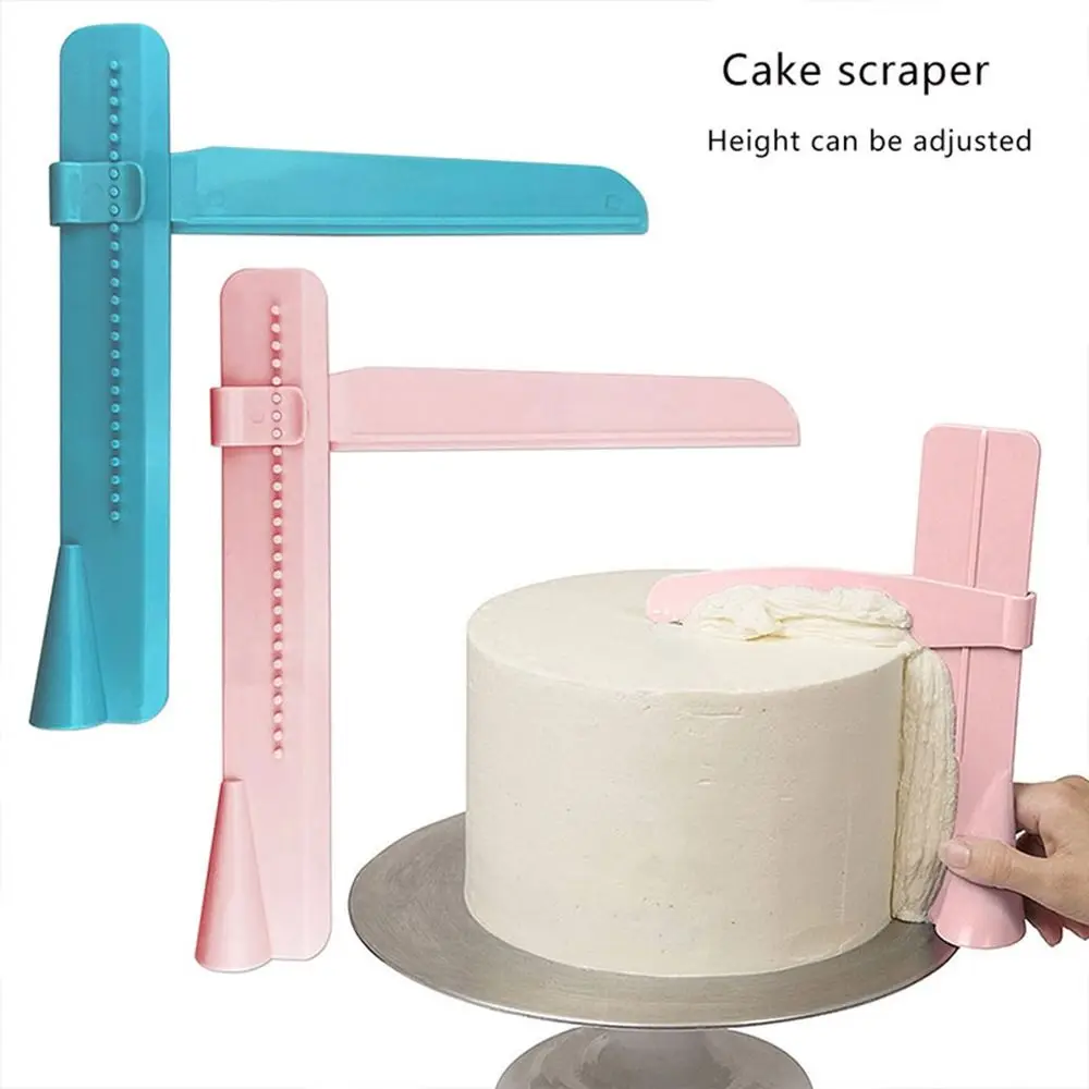 Pastry Tools Cake Scraper DIY Adjustable Screed Fondant Spatulas Cream Edge Smoother Decorating Tools Bakeware Kitchen Baking Accessories