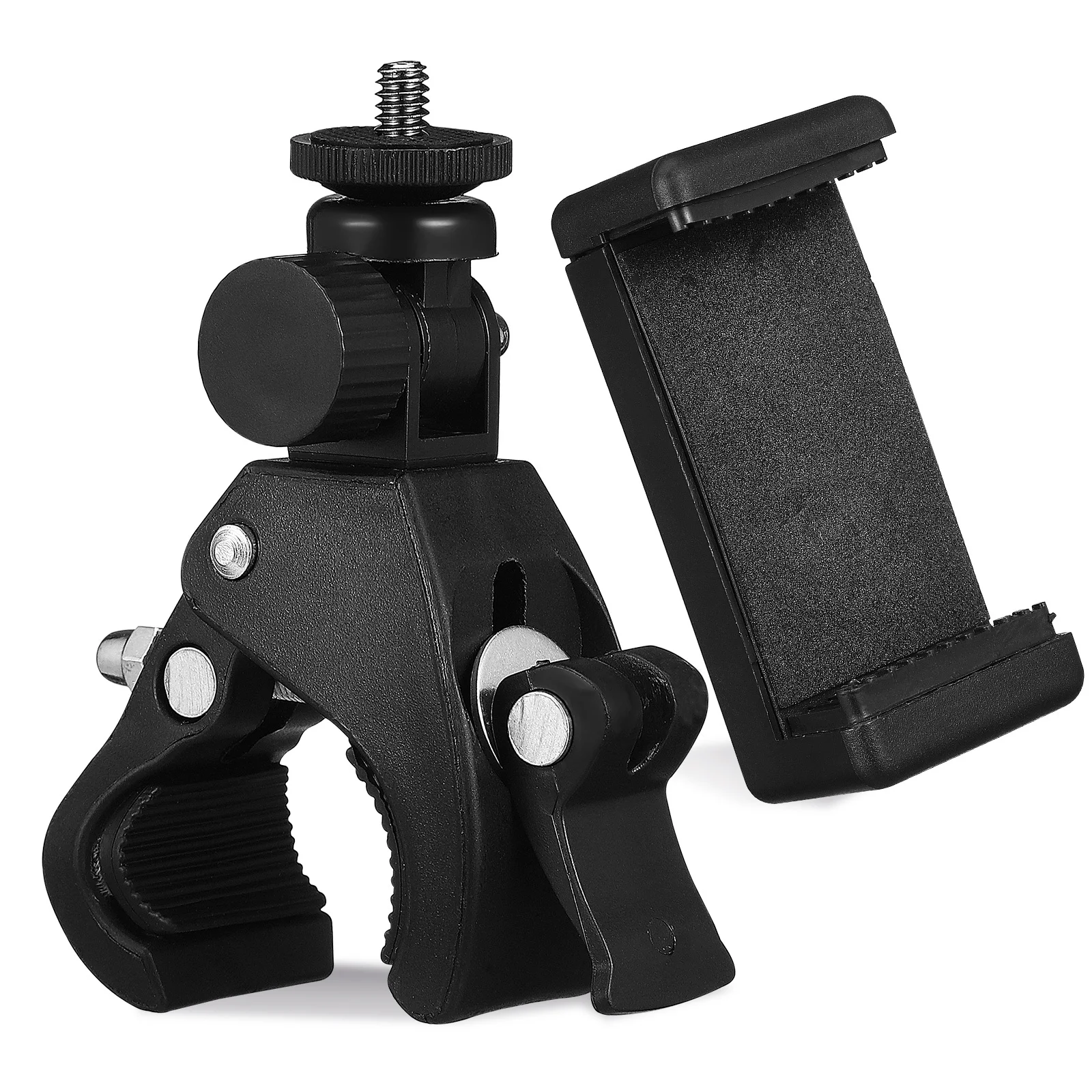 마이크 스탠드 폰 홀더 조절 가능한 태블릿 마운트 클립 180도 회전 °   노트북 스탠드 어댑터 모바일 홀더 기기 브래킷