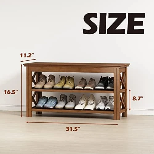 5 Tier Shoe Storage Organizer,Brown - AliExpress