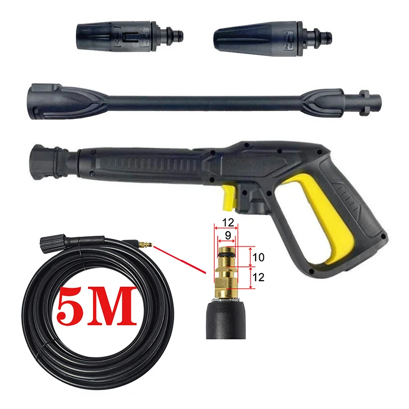 

High Pressure Washer Gun For Karcher K2 K3 K4 K5 K6 K7 Car Wash Cleaning Water Spray Lance Replacement Gun Pistol Wand Nozzle