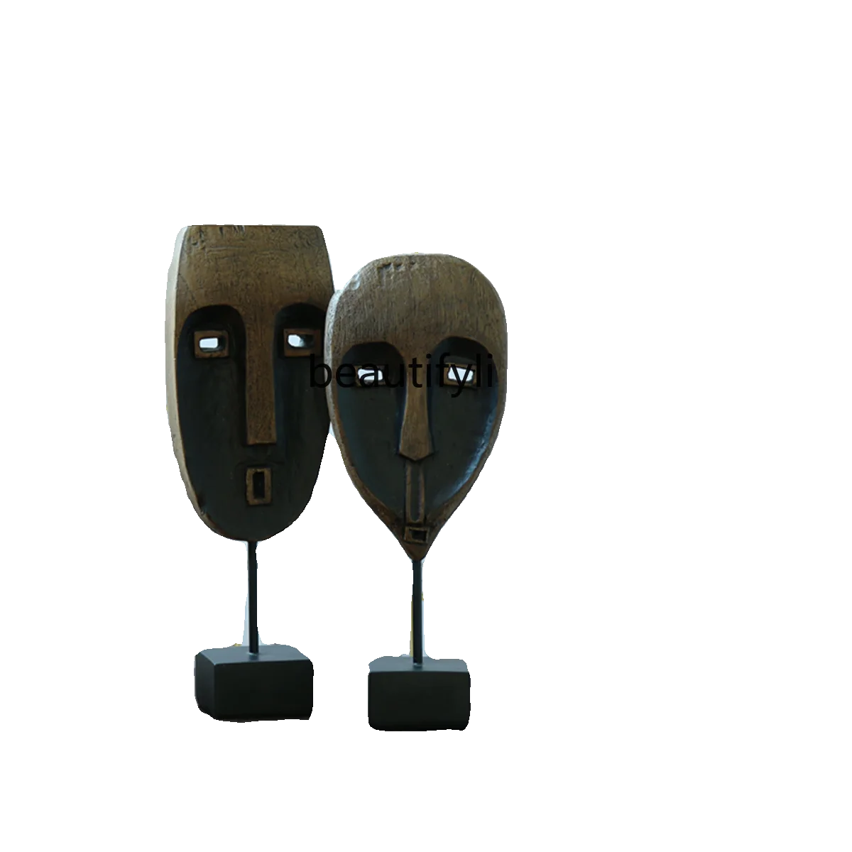 

Abstract Decoration Sculpture Creative Zen Character Artwork Resin Soft Home Decoration