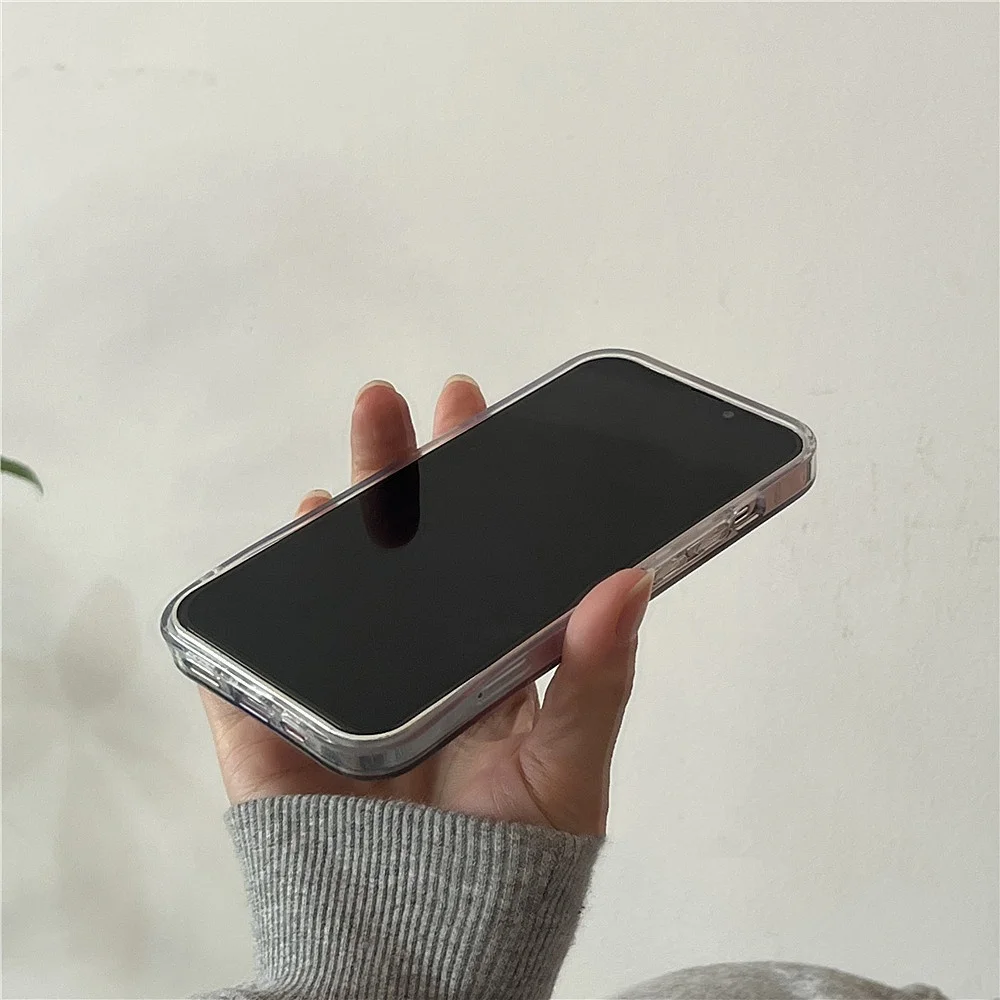 Ins Cute Dopamine Color Block Plaid Feather Phone Case