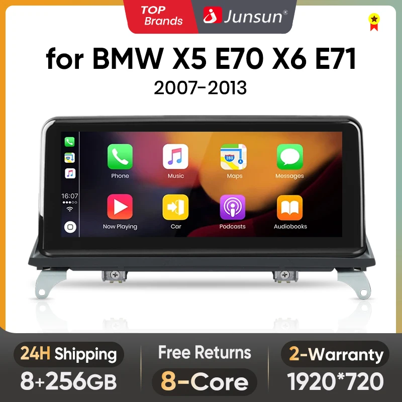 

Автомагнитола Junsun для BMW X5 E70 F15 X6 E71 F16 2007-2013 с поддержкой GPS