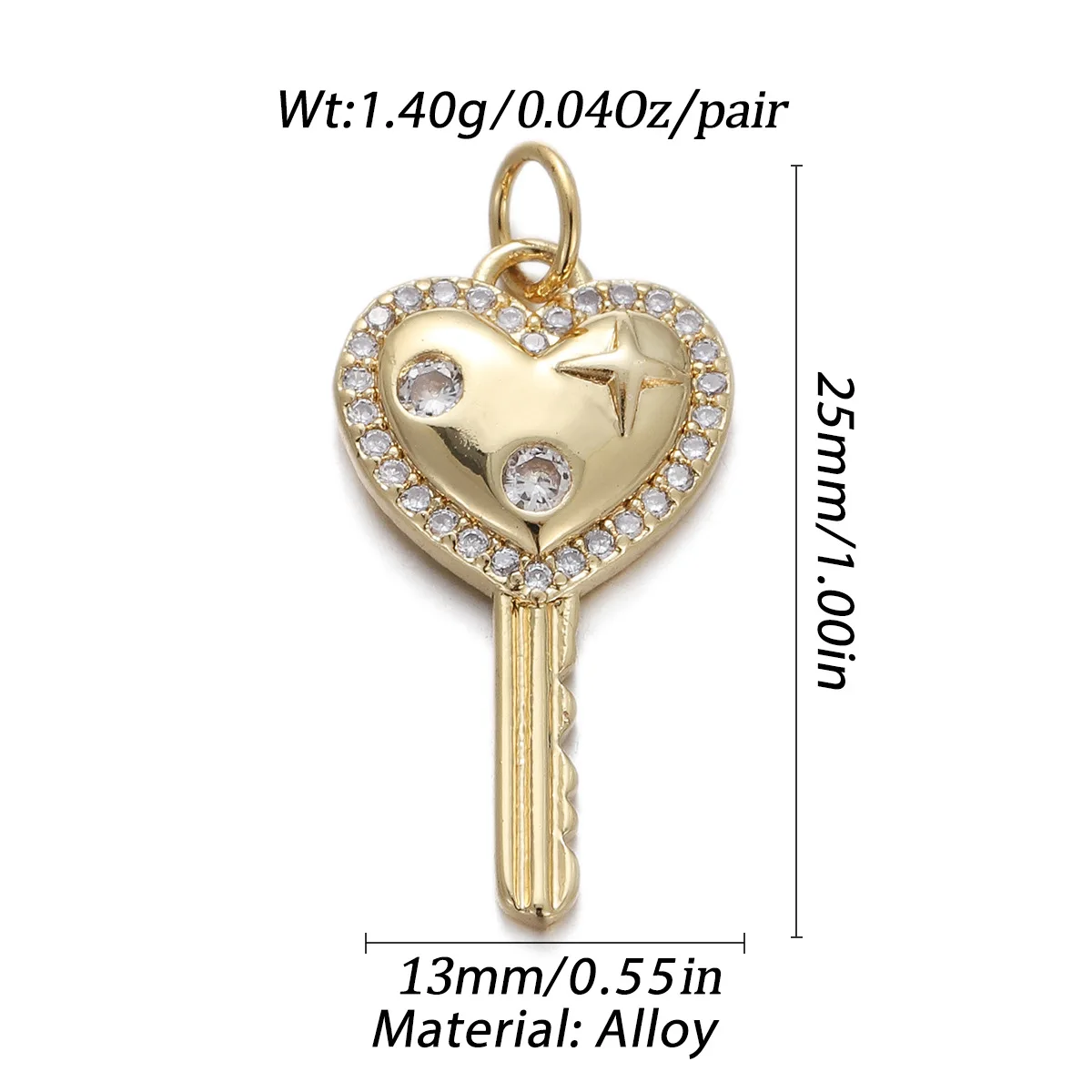 Stylish Chic Customizable Hypoallergenic Rose Planet Key Guitar Zircon Pendant Not Fade Pendant Handmade DIY Jewelry Accessories 19