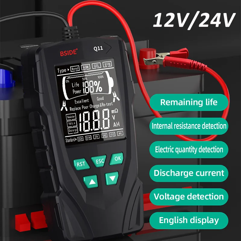 CarBatteryTester12V24VBatteryCapacityInternalResistanceMeasuringMeterLoadCharging
