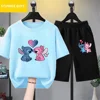 Summer Pretty Girl Disney Lilo & Stitch 3D Printed T shirt O Neck Short Sleeve T shirt Girl Casual Fashion Clothing Trucksuit 1