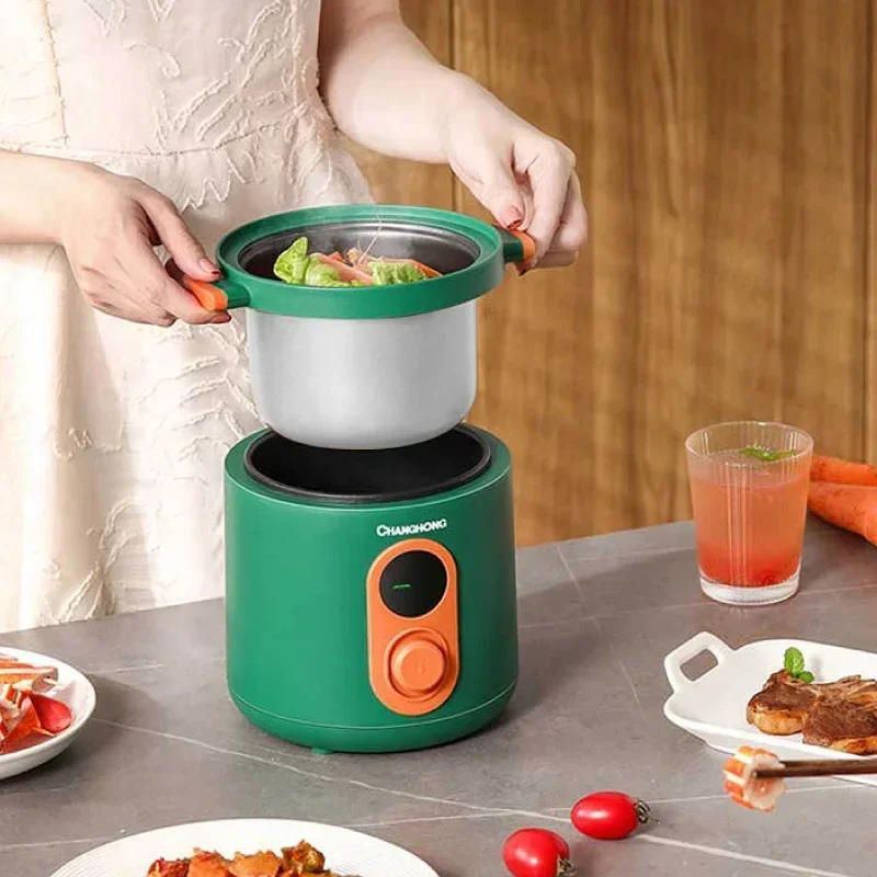 

Mini Electric Rice Cooker Multi-function 1-4 People Porridge Soup Cooking Machine Appointment Non-Stick Food Steamer 1.2L/2L