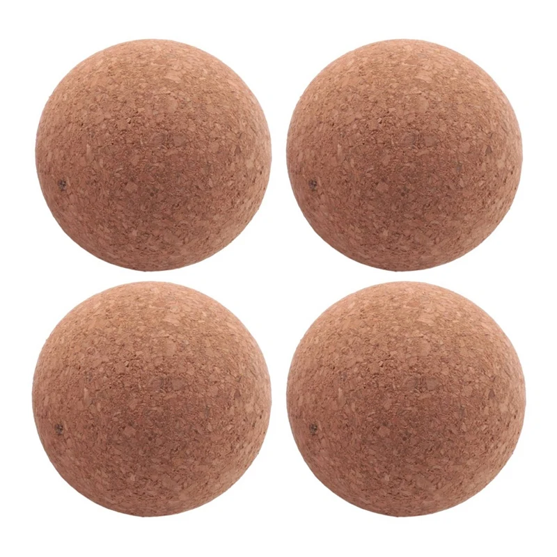 

4 Pieces Wooden Cork Ball Wine Stopper, Cork Ball Stopper For Wine Decanter Carafe Bottle Replacement 2.1 Inch/ 5.5 Cm