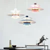 Danish Design Lamp Gradient Led Pendant Light High Quality Loui Hanging Lamp Living Kitchen Poulsen Ceiling Chandelier Creative 1