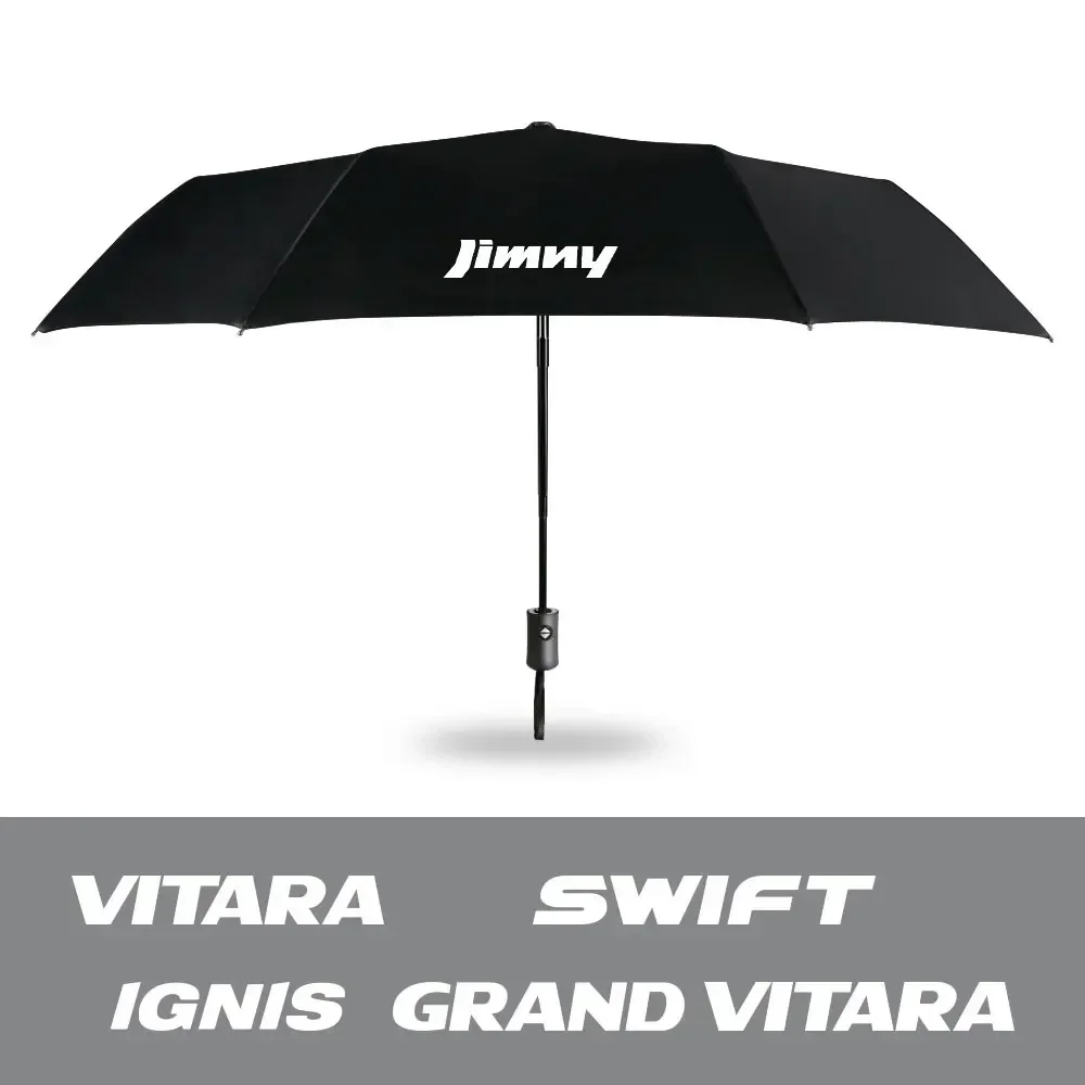 For Suzuki SX4 Swift Ignis Alto Jimny Samurai Baleno Vitara Grand-Vitara Fully Automatic Three-Folding Umbrella Car Accessories