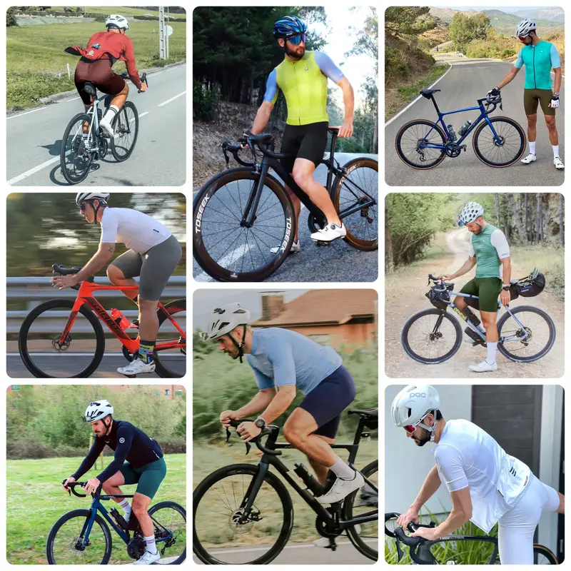 DAREVIE Men's Cycling Bretelle Seamless 2.0 PRO Level Men Cycling Shorts 6H 500KM Ride Men's Cycling Bib Shorts 4-Way Stretch - Image 3