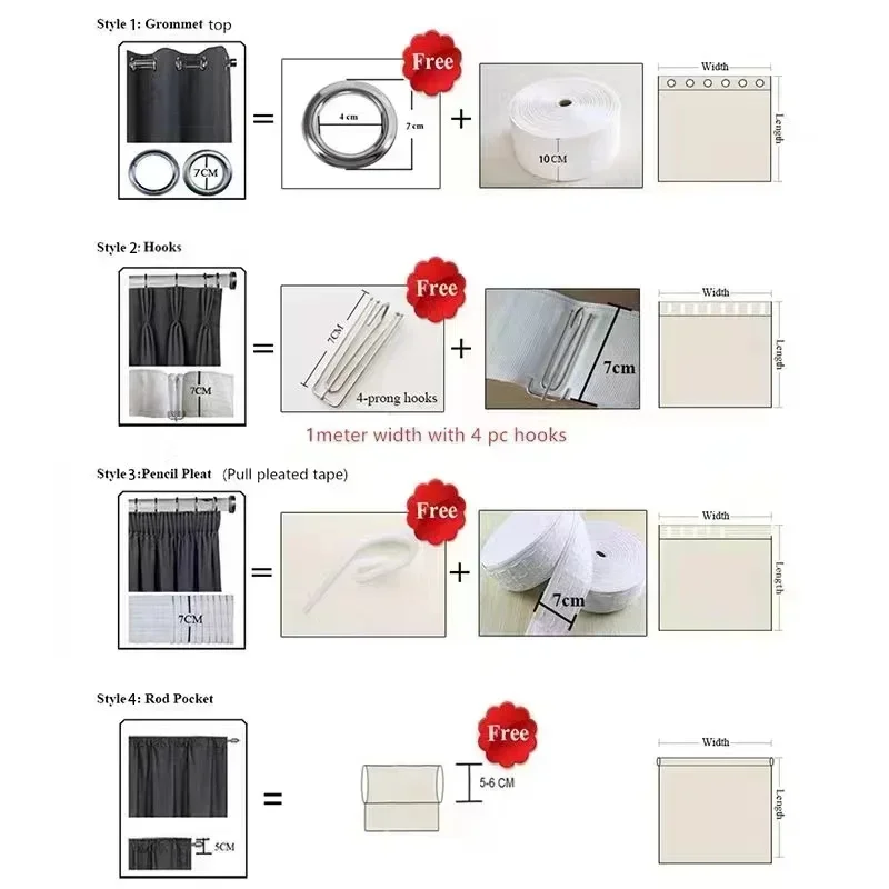 Bedroom Princess Style Curtains 1PC Nordic Minimalist Double-layer Gauze romantic,breathable, translucent 5
