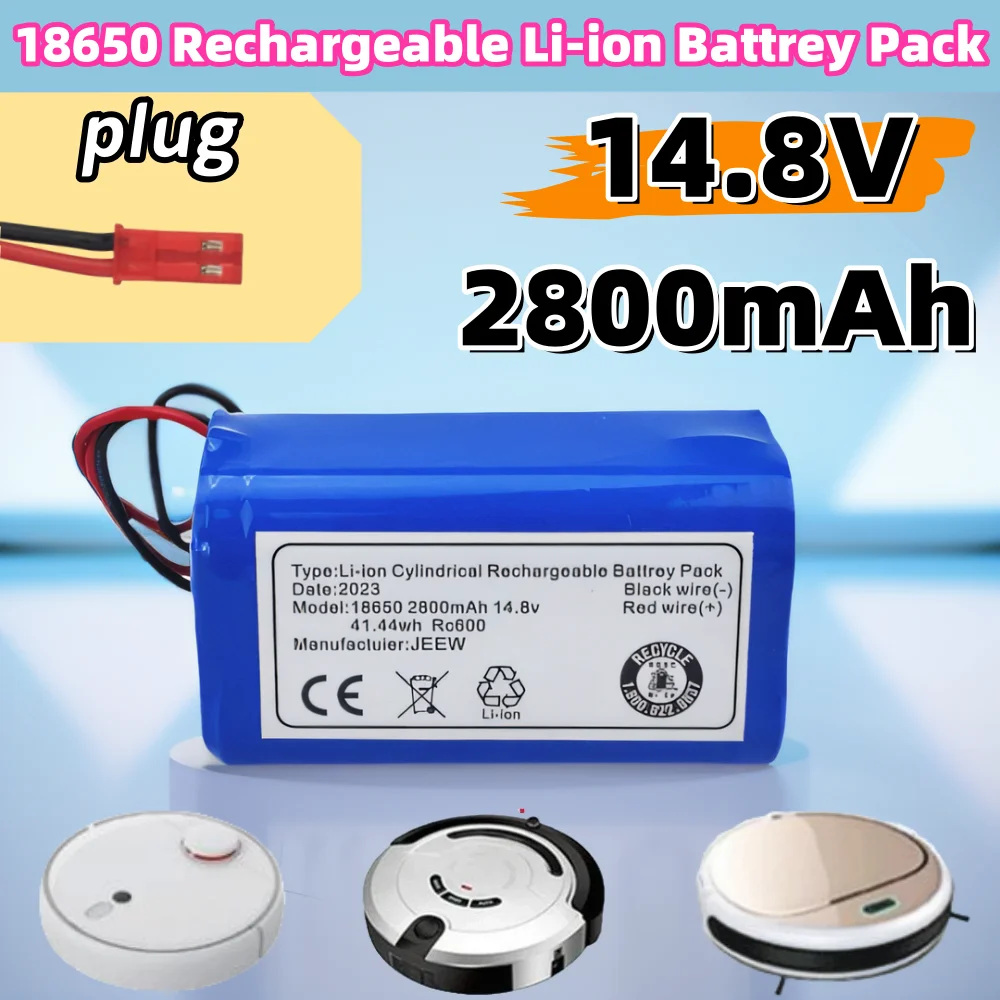 

14.8V 2800mAh Li-ion Battery For Sweeper Robot Vacuum Cleaner Accessories battery
