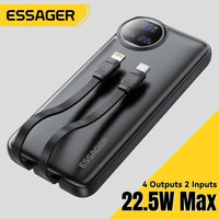 Essager Power Bank 30000mAh 22.5W PD Fast Charging Powerbank Portable Battery Charger For iPhone 15 14 13 12 Pro Max Huawei 1