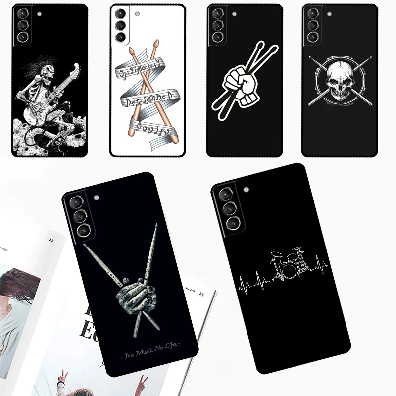Rhythm Groove Drum Design Phone Case Cover