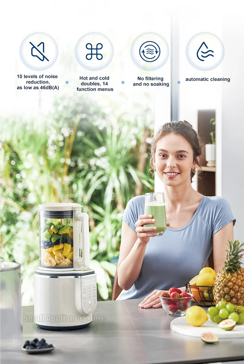 Description Picture 3 of itemMorphy Richards Food Blender Multifunctional Mixer 1500ML No Filter Soymilk Maker 220V Home Kitchen Appliances For Birthday Gift
