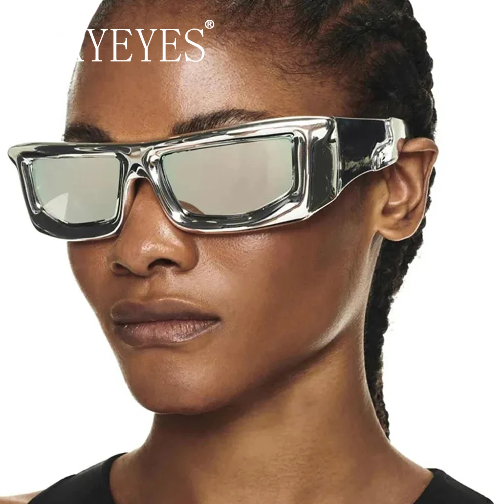 

New Trend Y2k Sports Sunglasses Men Luxury Brand Designer Sun Glasses Women Vintage 2000's Punk Eyewear Shades Uv400 Oculos