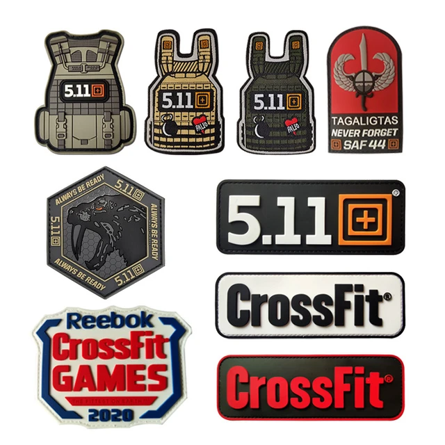 3d 511 Velcro Patch Tactical Vest Pvc Armbands Crossfit Backpack Stickers Waterproof Tactical Military Patch - Patches - AliExpress