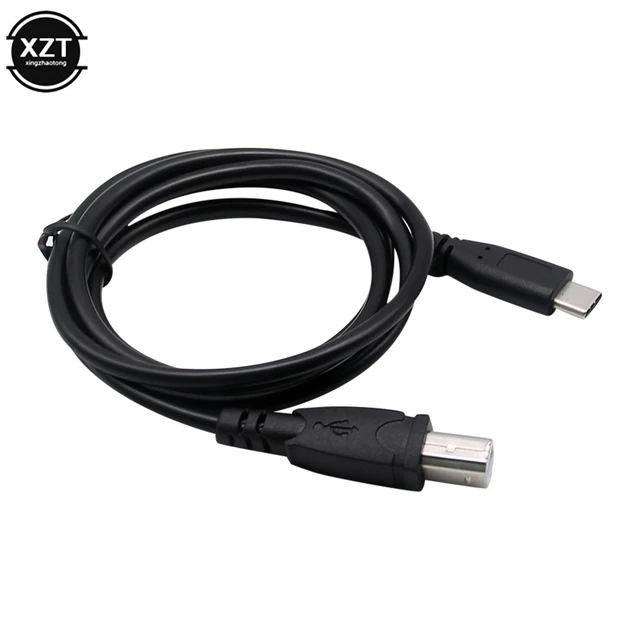 Câble d'imprimante USB C vers USB pour MacPlePro, EAU, télécopieur, HP, IL,  Dell, Samsung, imprimante Type C 2.0, impression, 1m, nouveau - AliExpress