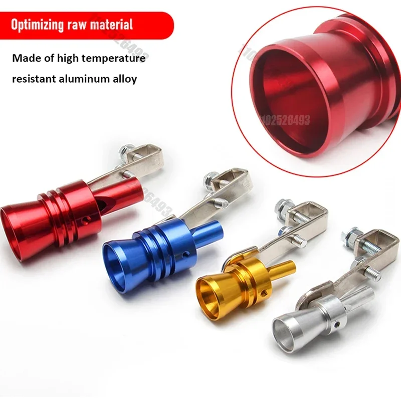 Exhaust Sounder Universal Turbine Exhaust Whistle Modified Exhaust Sound Simulator Motorcycle Tailpipe Automobile Pipe