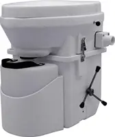 Self Contained Composting Toilet with Close Quarters Spider Handle Design Easy To Install By Any Reasonably Handy Person 2