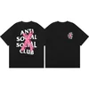 Men's T Shirt Short Tops Fabric Cotton Hot European Size Difference Market Currency ASSC CLUB Fujiwara Hiroshi Lightning Series 5